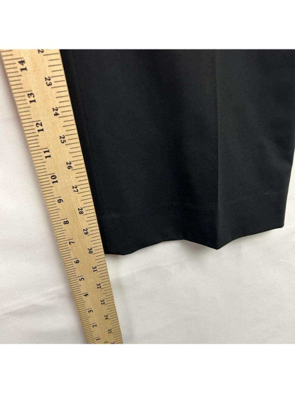 LAFAYETTE 148 NY 'Menswear' Virgin Wool Dress Pants Trousers Women’s 12 Black - Picture 9 of 16